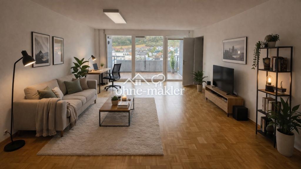 Möblierte Zwei-Zimmer-Wohnung / Business-Apartment mit Fernblick - Photo 3