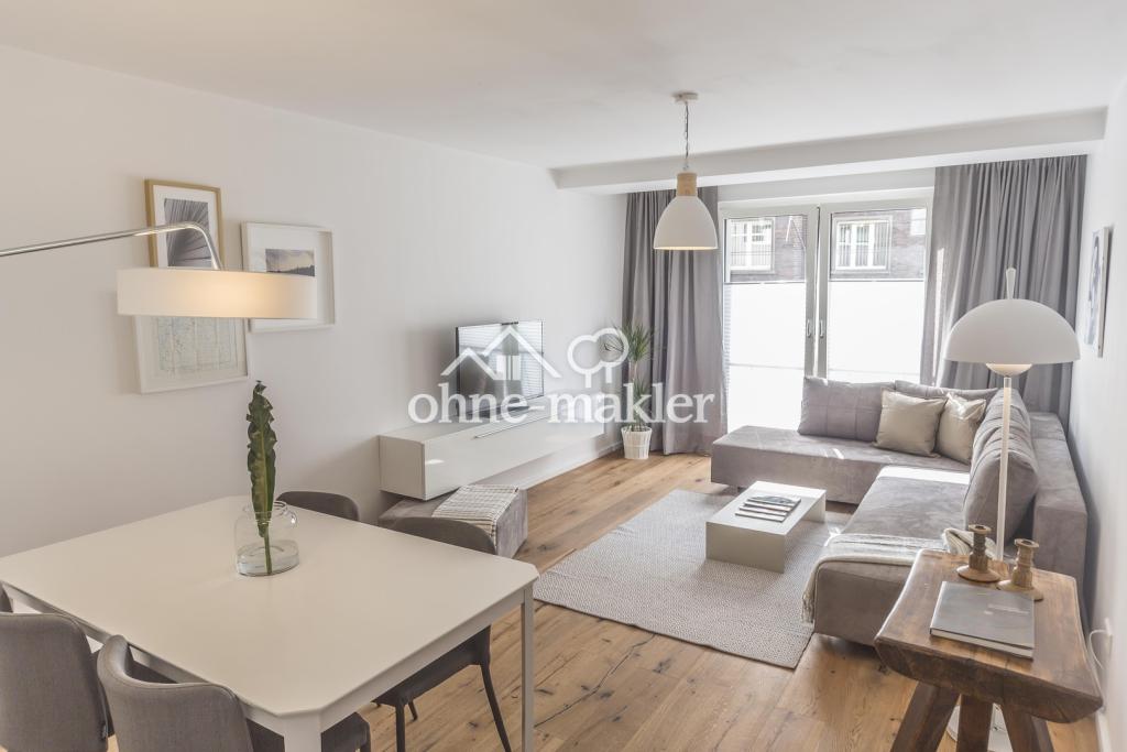 Voll möblierte Wohlfühlwohnung im Medienhafen - Foto 2