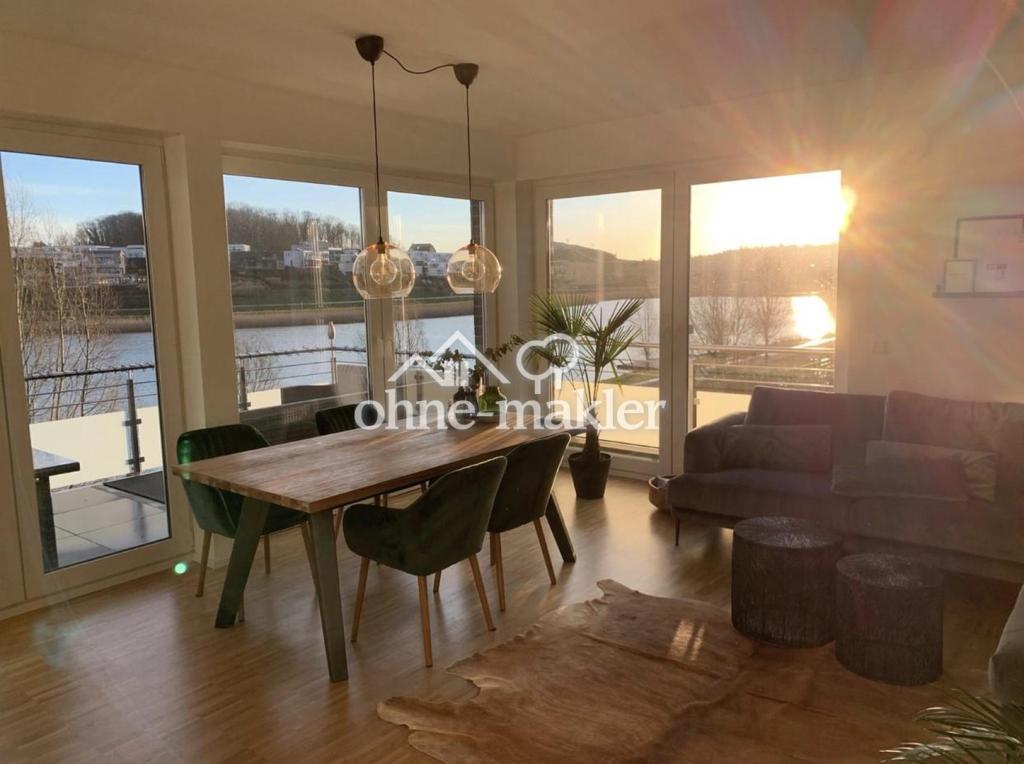 Exklusive 3,5 Zimmer Wohnung, Phoenixsee 1. Reihe, frontale Seesicht - Foto 4