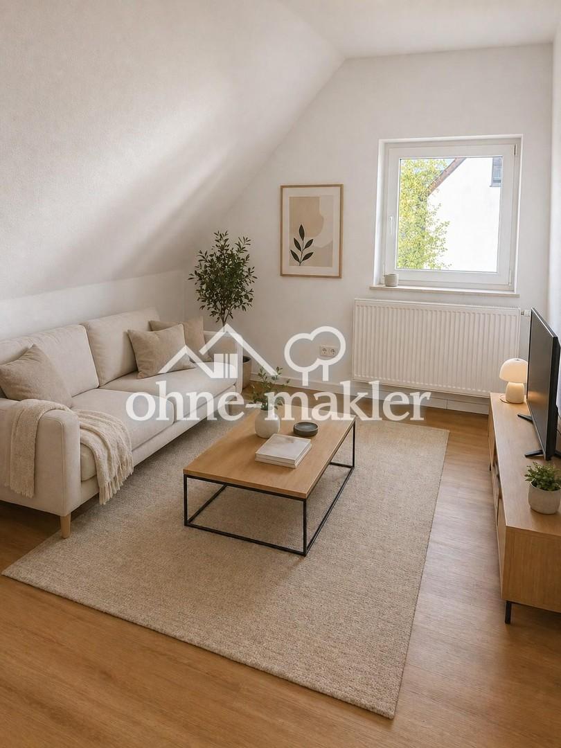 Erstbezug nach Sanierung! Schöne helle DG-3 Zimmerwohnung in Stuttgart Stammheim - Photo 1