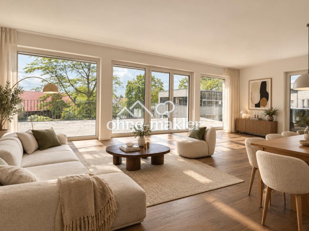 Neubau-Penthouse mit großer Dachterrasse in Verl - Photo 4