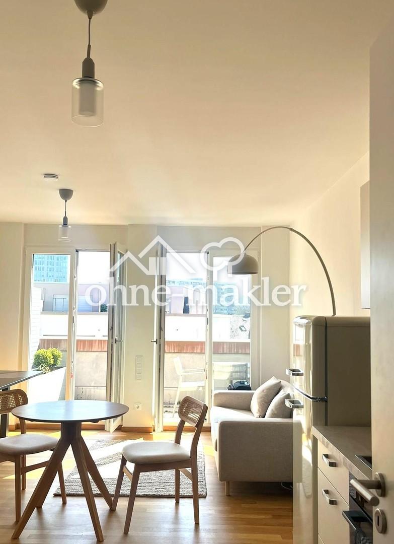 Stadtgrenze München: Modernes Design-Apartment (1-Zi-Wohnung, 38,6 qm) mit Dachterrasse - Foto 4