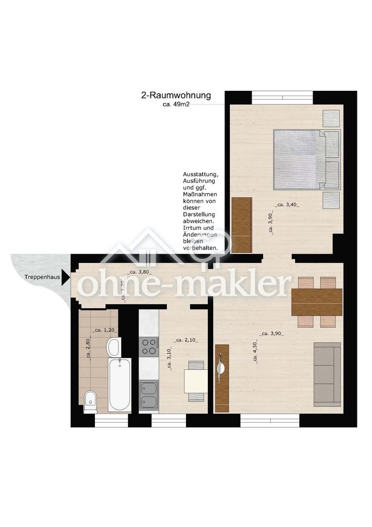 Zentrumsnah gelegene und frisch renovierte Wohnung - Photo 4