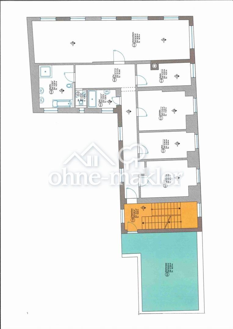 Kernsanierte, hochwertige 4-Zimmer-Wohnung mit großer Dachterrasse im Zentrum von Fürstenfeldbruck - Foto 3