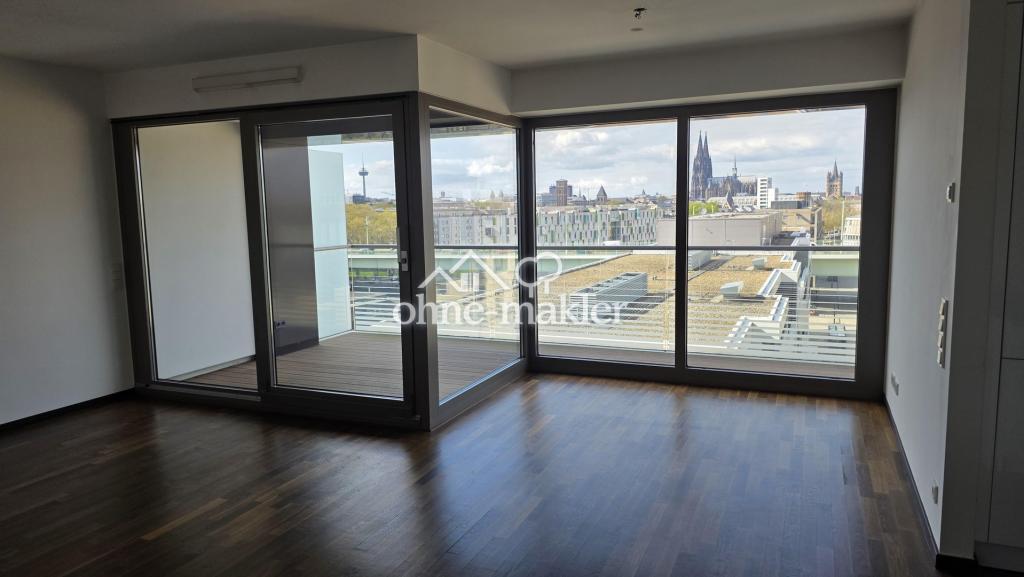 Luxuriöse 3 Zimmer Wohung 6 OG m. Balkon Köln im Kranhaus - Foto 2