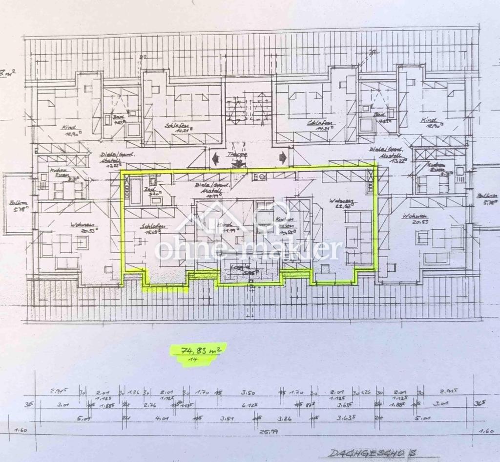 Helle 3-Zimmer-Dachgeschosswohnung mit Loggia, Stellplatz & Keller - Foto 3