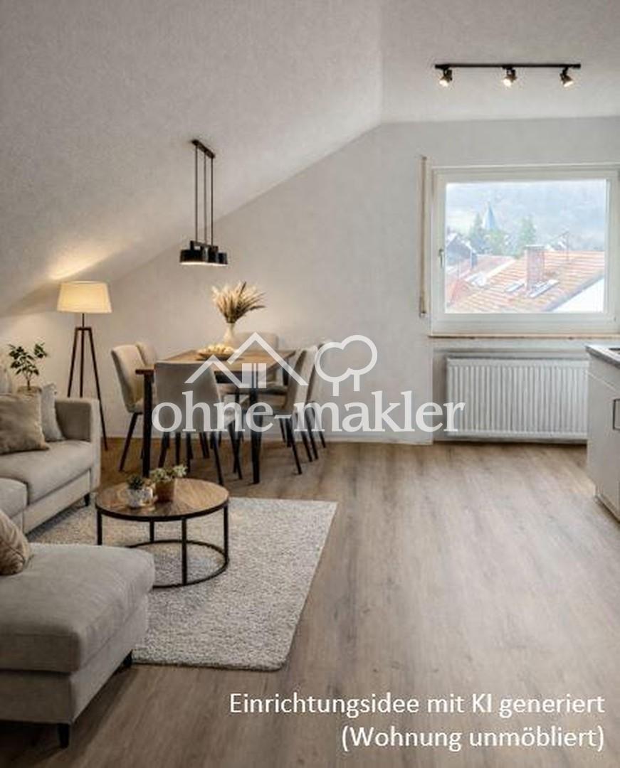 2-Zimmer-Wohnung Erstbezug nach Kernsanierung Dachgeschoss W7 - Photo 1