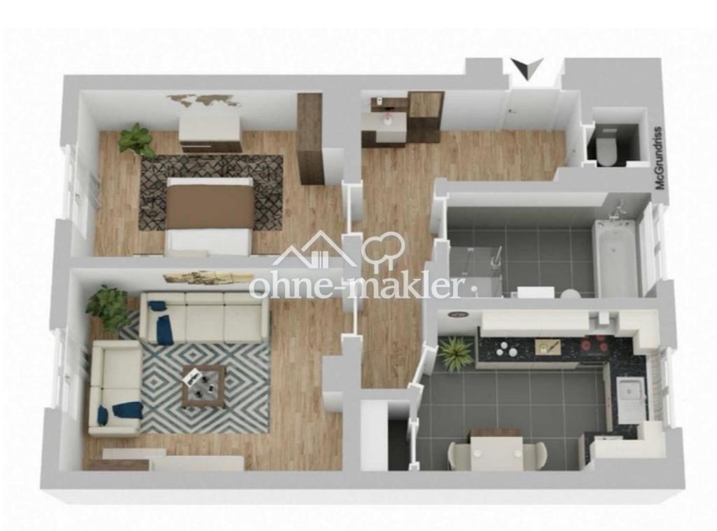 Neuwertige 2-Zimmer-Wohnung am Wöhrder See – ruhig wohnen, schnell in der City - Foto 5