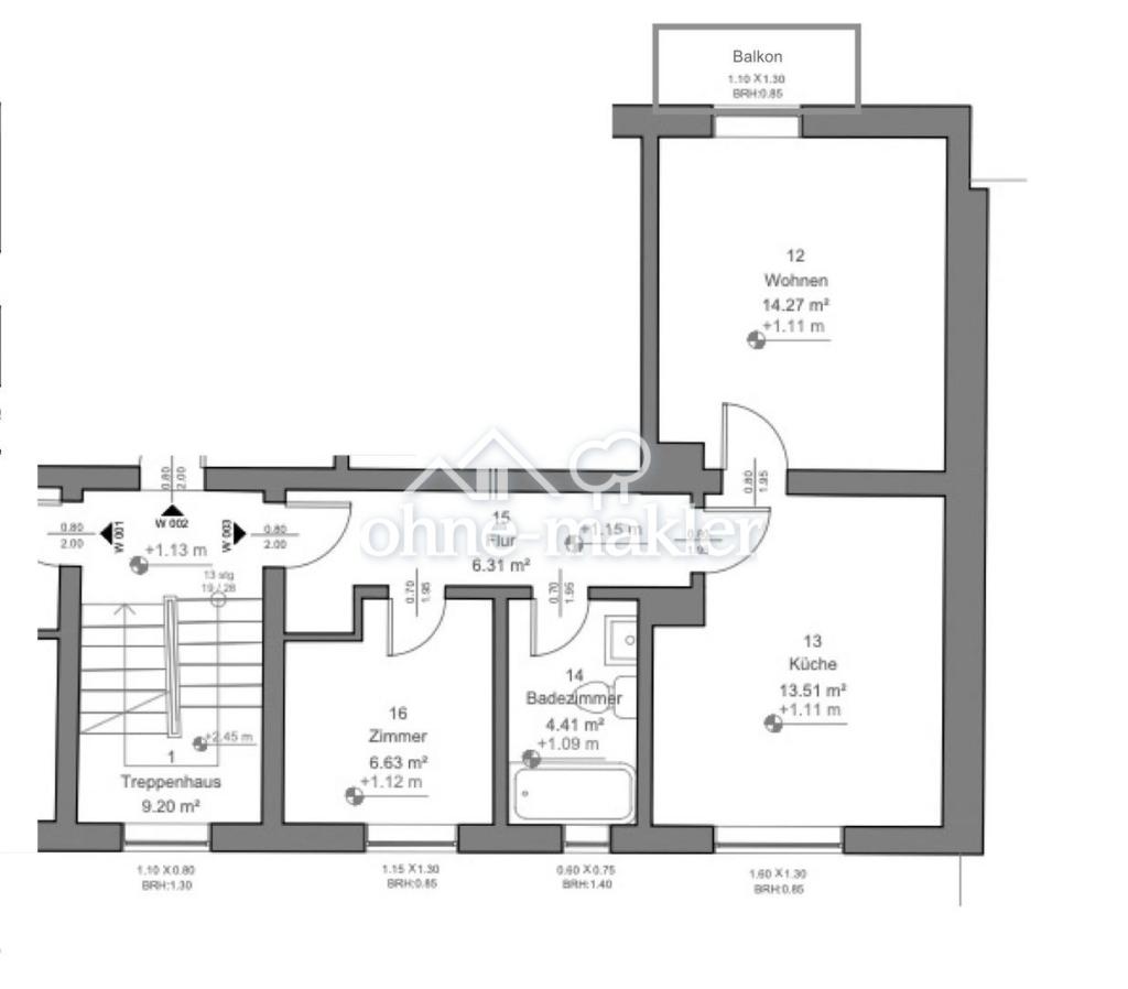 2-Zi.-Gartenwohnung in ruhiger Lage - Erstbezug nach hochwertiger Sanierung - Schwäbelstraße 2 - Foto 4