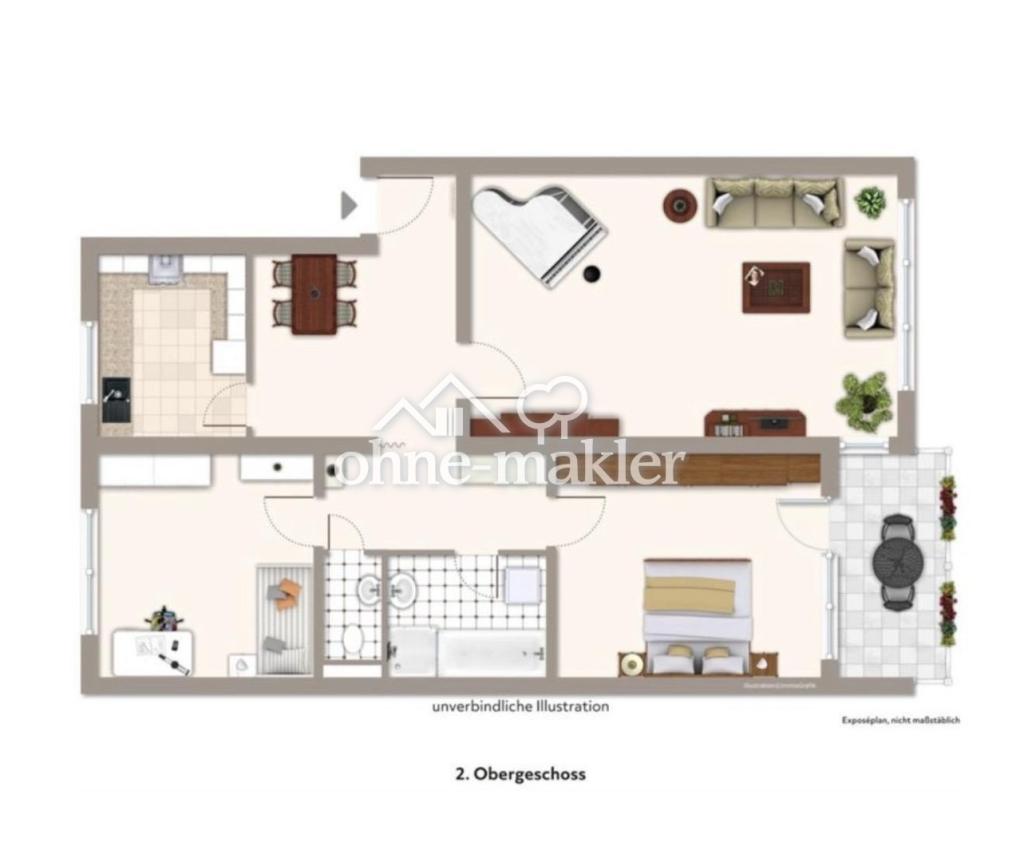 3,5 Zimmer-Wohnung in TOP-Lage in 71522 Backnang Briandstrasse zu vermieten - Photo 1