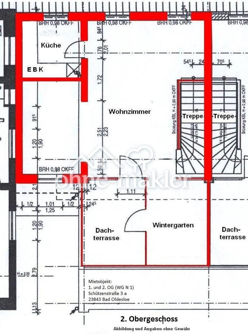 2,5 Zi. Maisonette-Mietwhg. im Zentrum - Foto 5