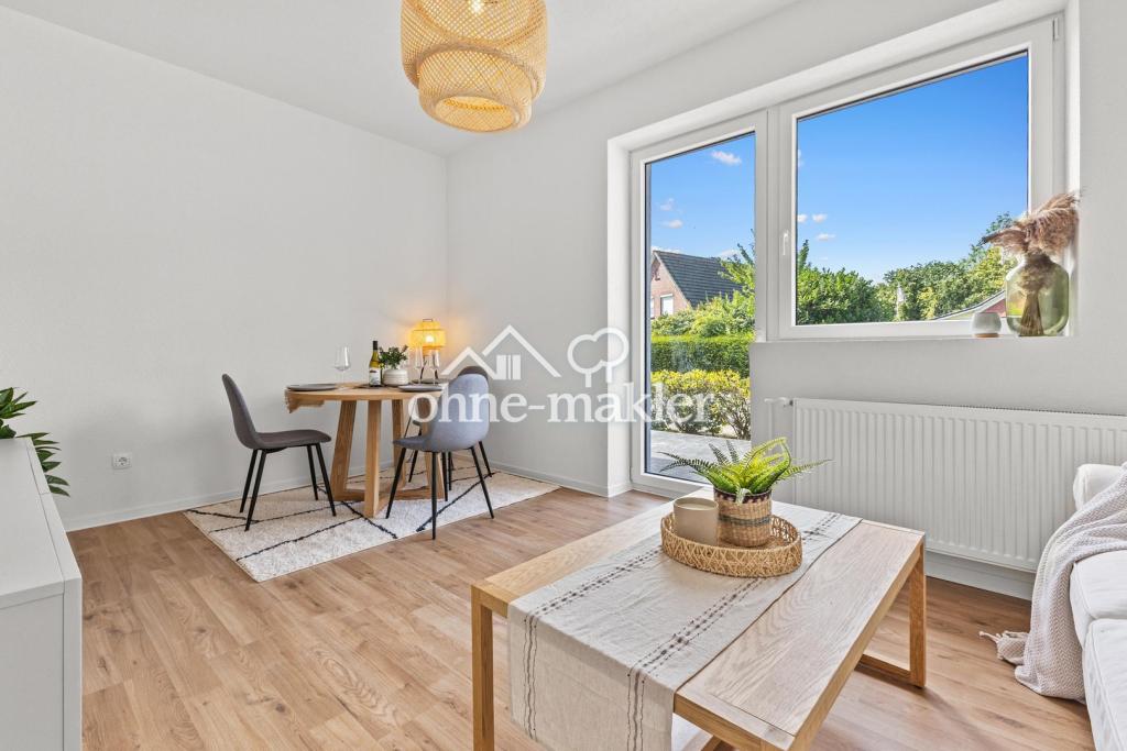 Sofort bezugsfertig! Erstbezug nach Sanierung – 2-Zimmer mit Terrasse und separater Küche in Norden! - Photo 2