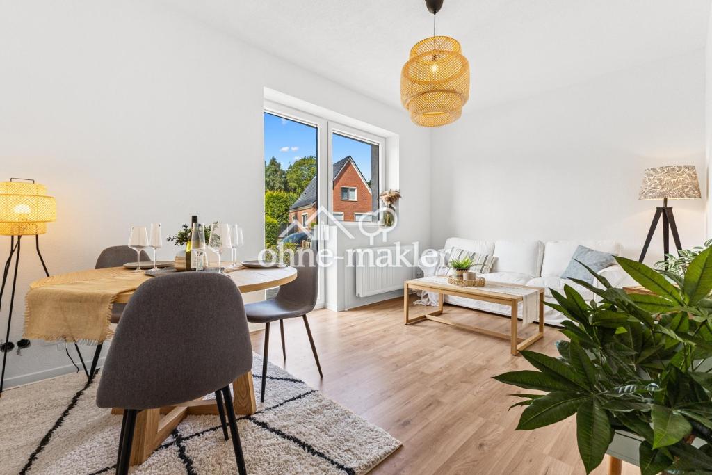 Sofort bezugsfertig! Erstbezug nach Sanierung – 2-Zimmer mit Terrasse und separater Küche in Norden! - Photo 1