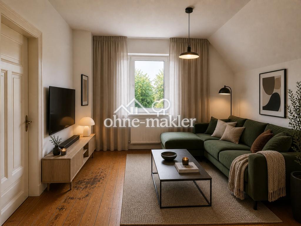 Helle Dachgeschosswohnung – nahe Förde & Kanal | 69 m² in Holtenau-Ost (vor dem MFG5-Gelände) - Photo 1