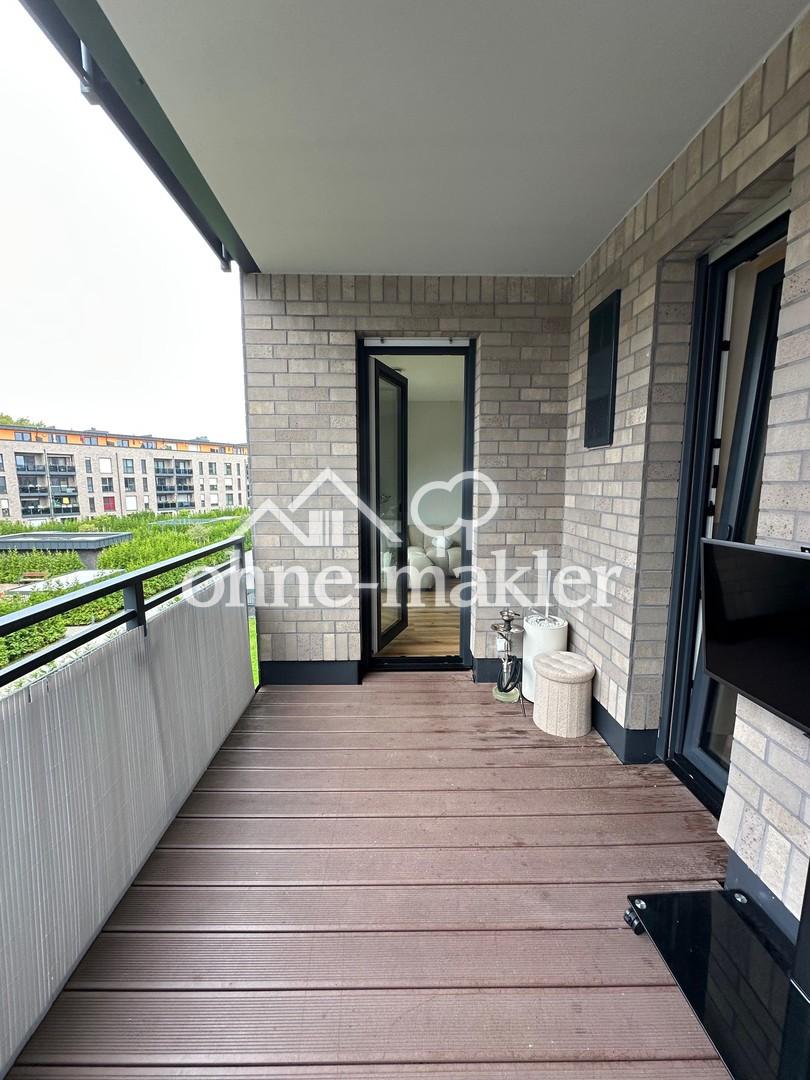 Wohnen im Prinzencarre Krefeld - 2 Zimmer mit Loggia zum Innenhof & Südseite - Foto 3