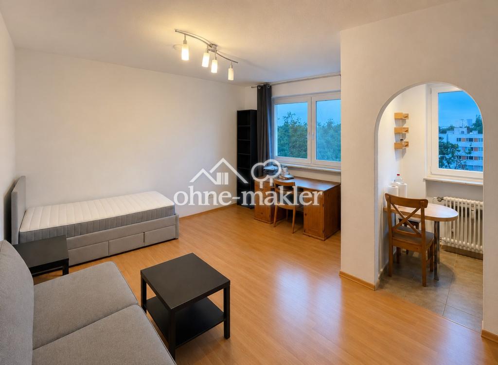 Möblierte Wohnung in Erlangen 91056: 1,5-Zi + Stellplatz - Photo 1