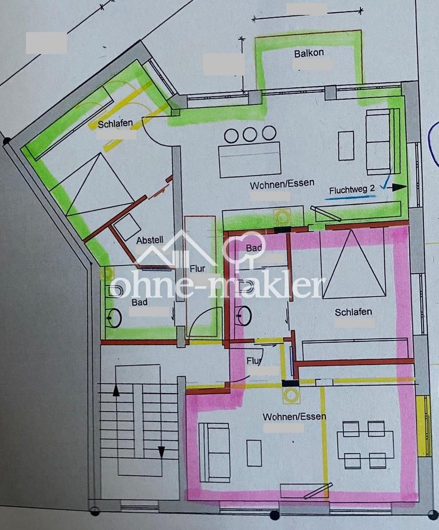 Helle, sanierte 2-Zi Whg, 2.OG, neuwertige EBK, Energieeffizienzhaus - Photo 5