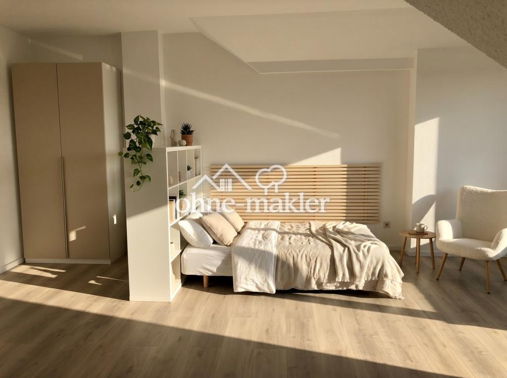Charmante Dachgeschosswohnung (mobiliert) mit traumhaftem Balkon in Diedorf - Foto 4