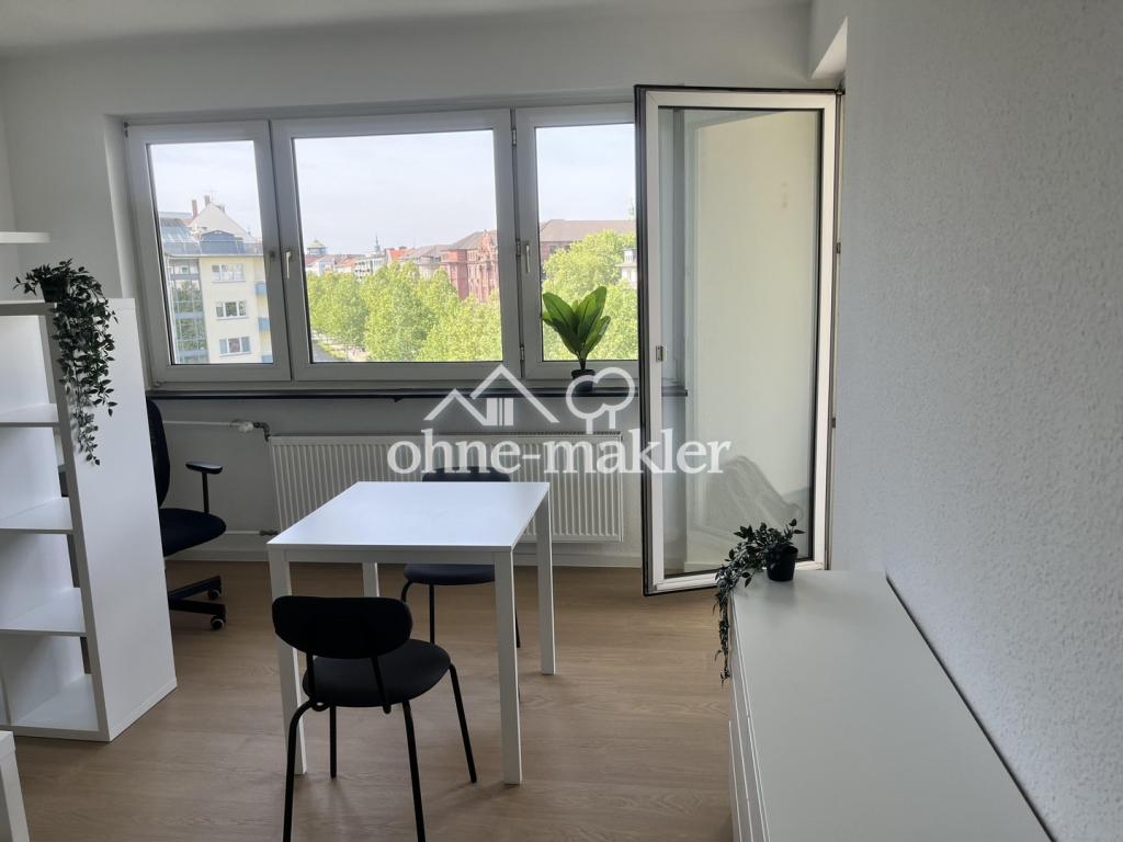 Erstbezug nach Sanierung: möblierte 1-Zi-Wohnung mit Balkon, Mannheim Oststadt - Photo 5