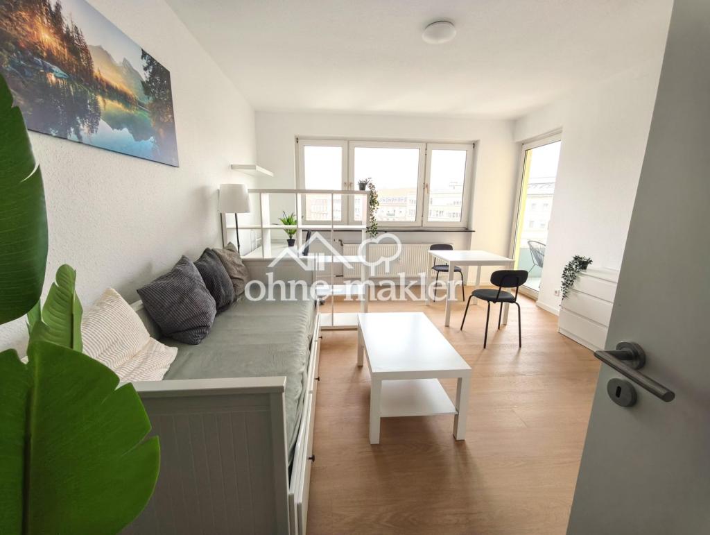 Erstbezug nach Sanierung: möblierte 1-Zi-Wohnung mit Balkon, Mannheim Oststadt - Photo 4