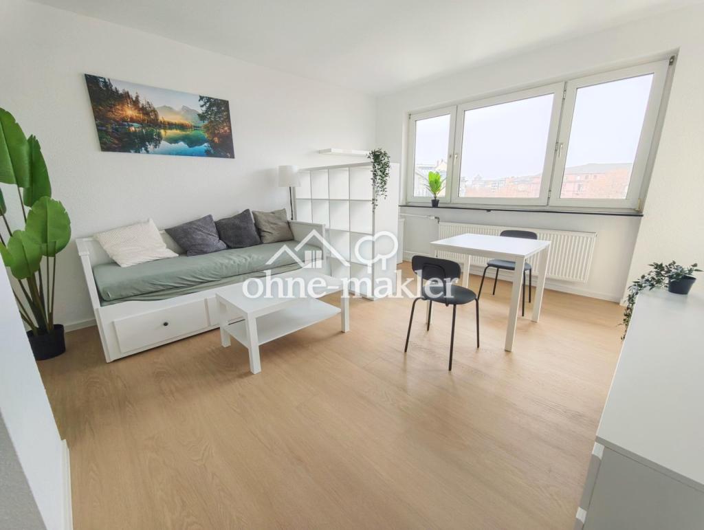 Erstbezug nach Sanierung: möblierte 1-Zi-Wohnung mit Balkon, Mannheim Oststadt - Photo 2