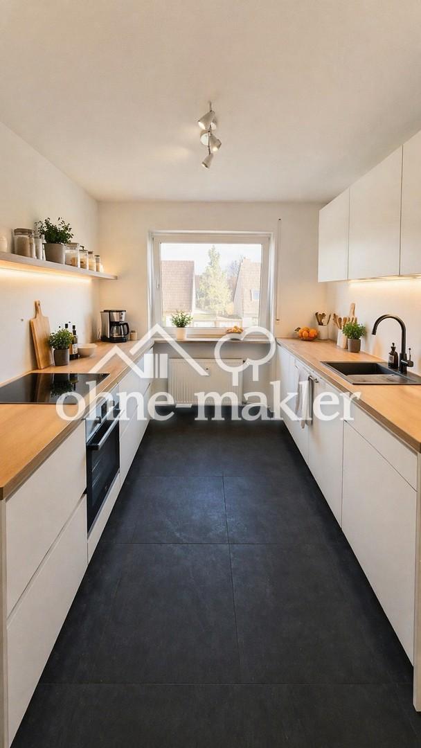 Erstbezug nach Renovierung: Sehr helle, großzügig geschnittene 3-Zimmer Wohnung mit Balkon & Garage - Photo 4