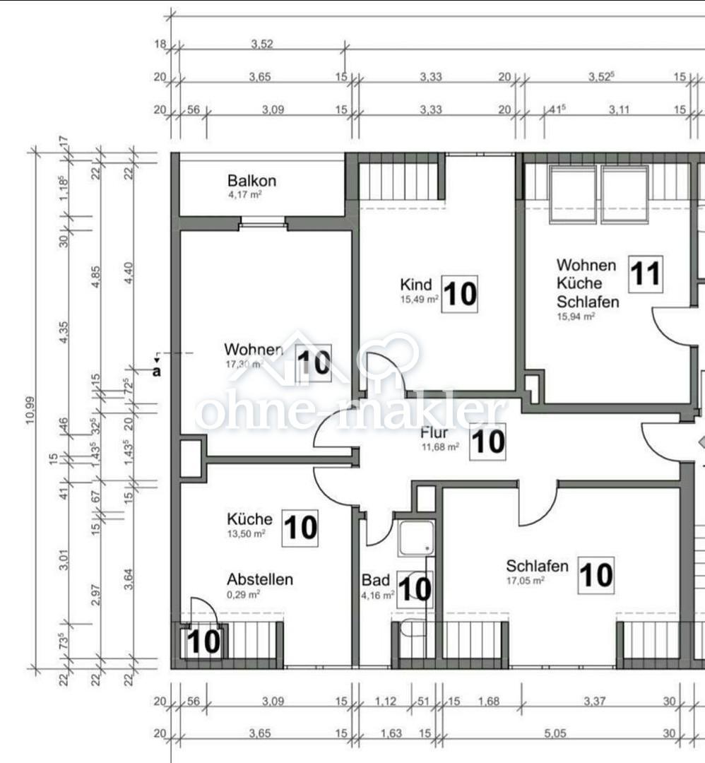 Stadtwohnung mit Top-Anbindung: Helle 3 Zimmer ideal Studierende und Berufstätige - Foto 5