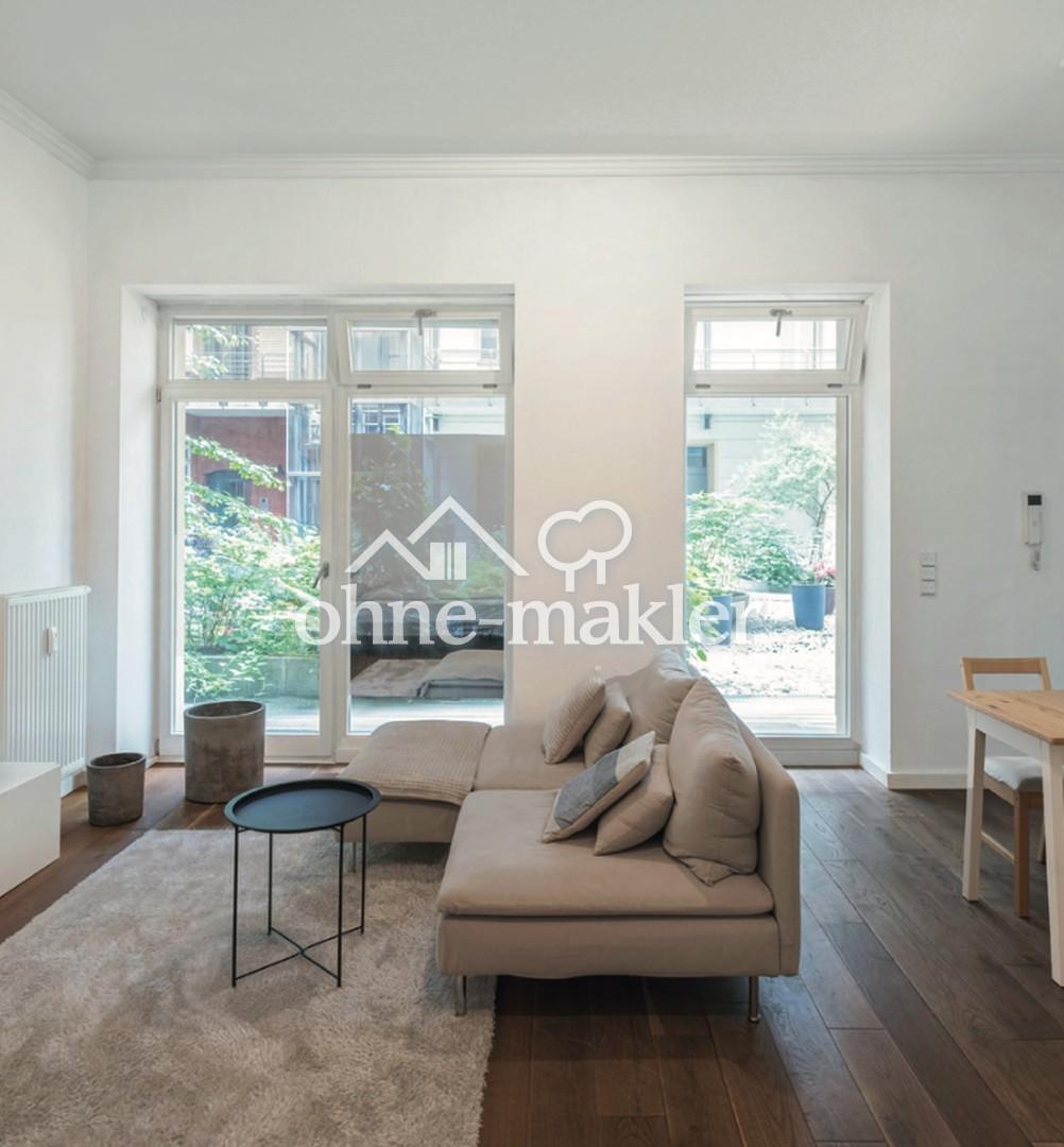 Modernes Wohnen in den Grussank Höfen II – Studio Apartment mit Terrasse - Photo 1