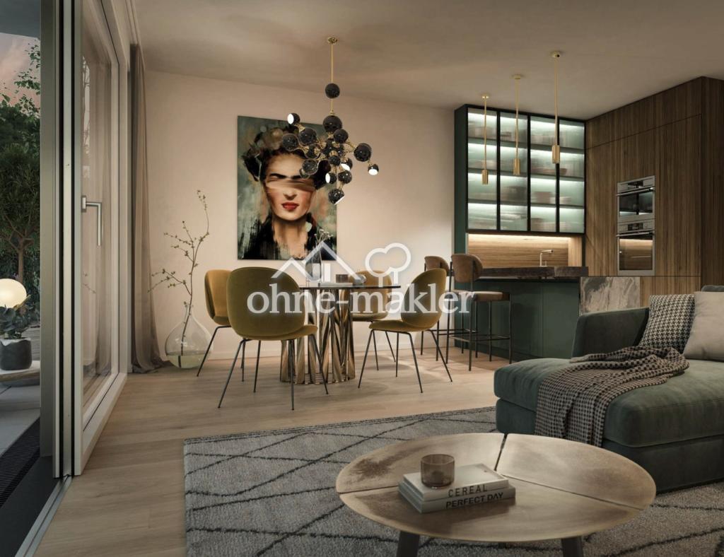 Erstbezug 2026: Helle 2-Zi.-Wohnung in ruhiger Villenlage – Balkon ins Grüne, hohe Decken, TG - Foto 2