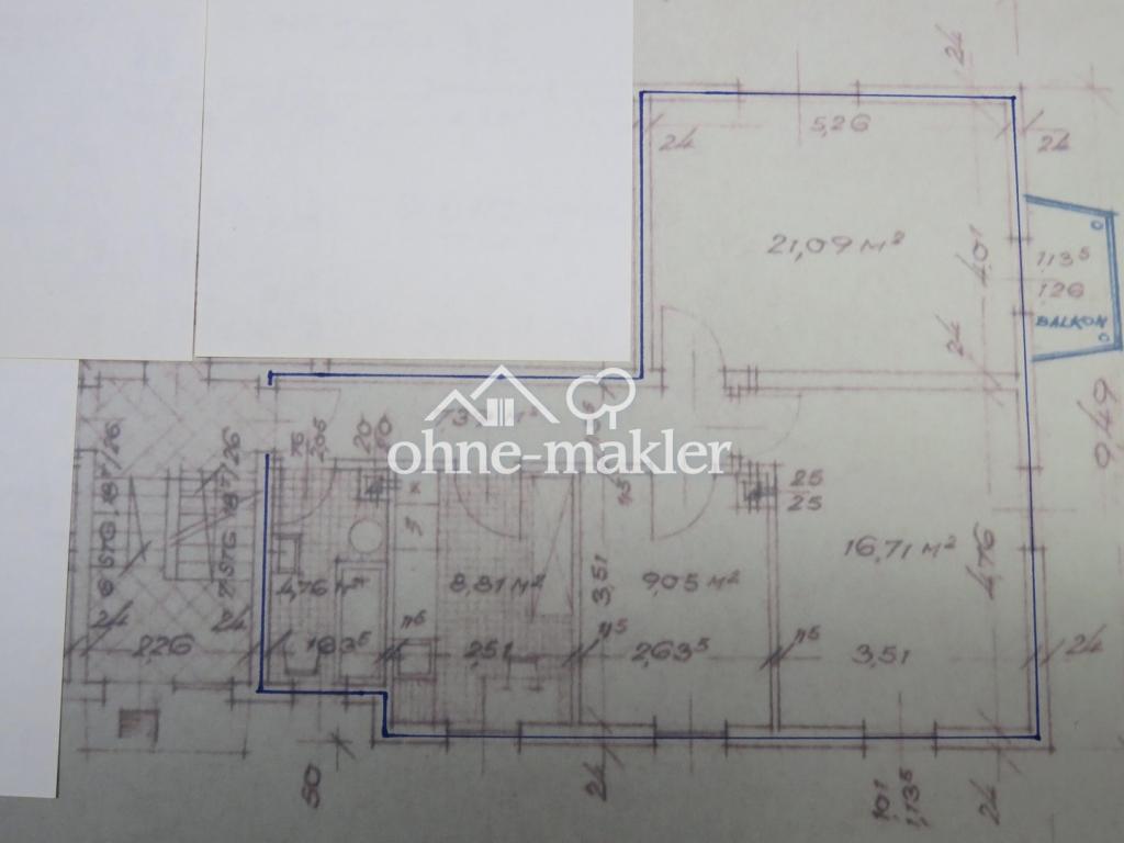 Schöne 3 Zimmer Wohnung mit EBK und Balkon - Foto 4