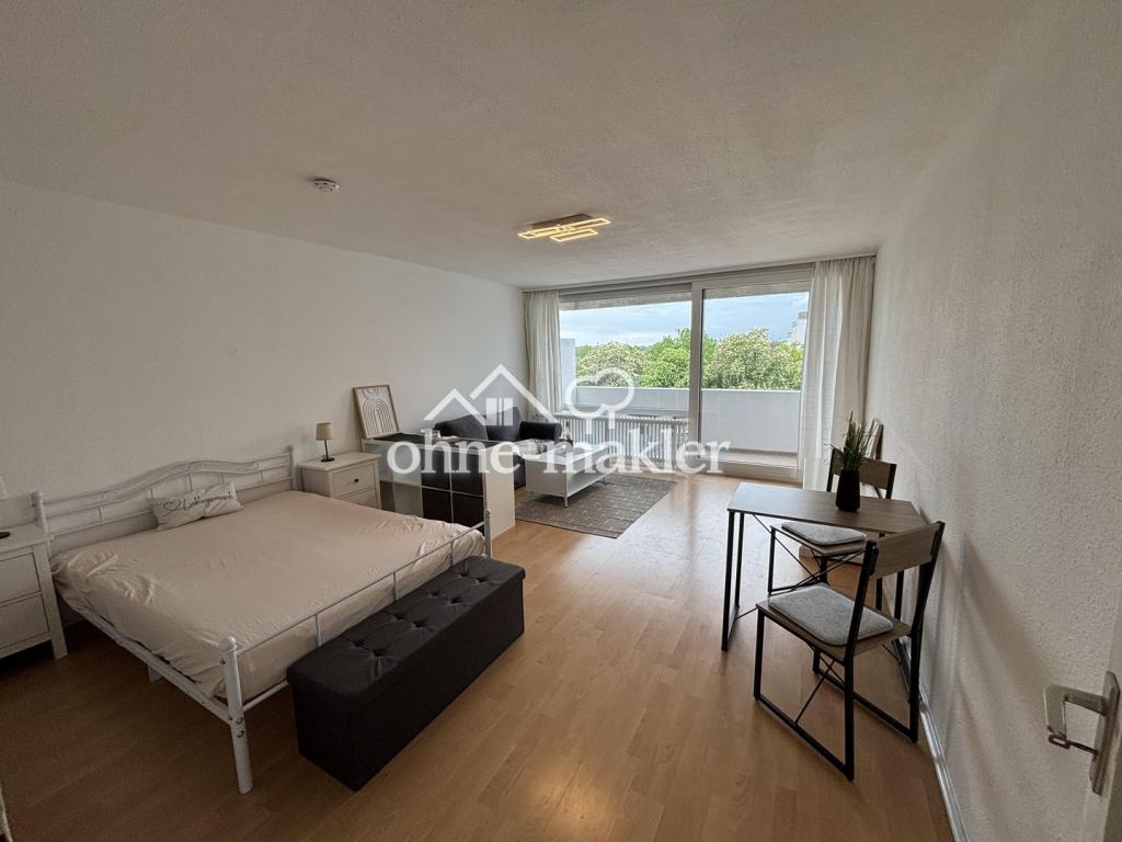 Möbelierte 1-Zimmer Wohnung mit Balkon, Schwimmbad und Sauna - Photo 2