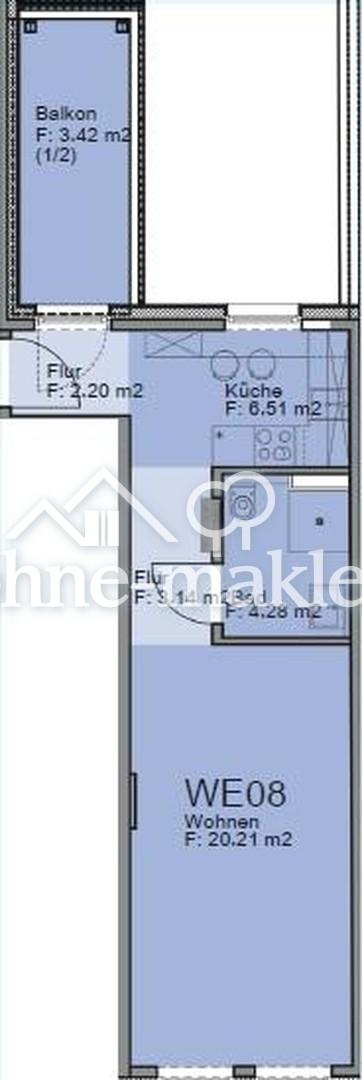 Moderne 1-Zimmer-Wohnung mit Balkon & Aufzug im Herzen von Hannover - Photo 1