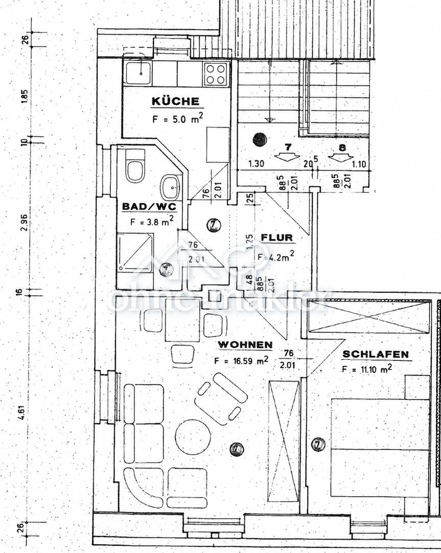 Frisch sanierte 2-Zimmer-Wohnung mit modernem Tageslichtbad & EBK – ideal für Singles - Photo 4