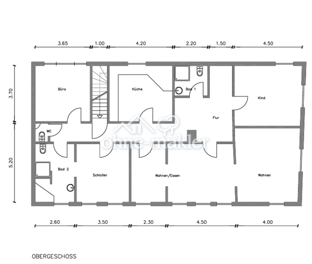 Großzügige 140 m² Wohnung - Foto 5
