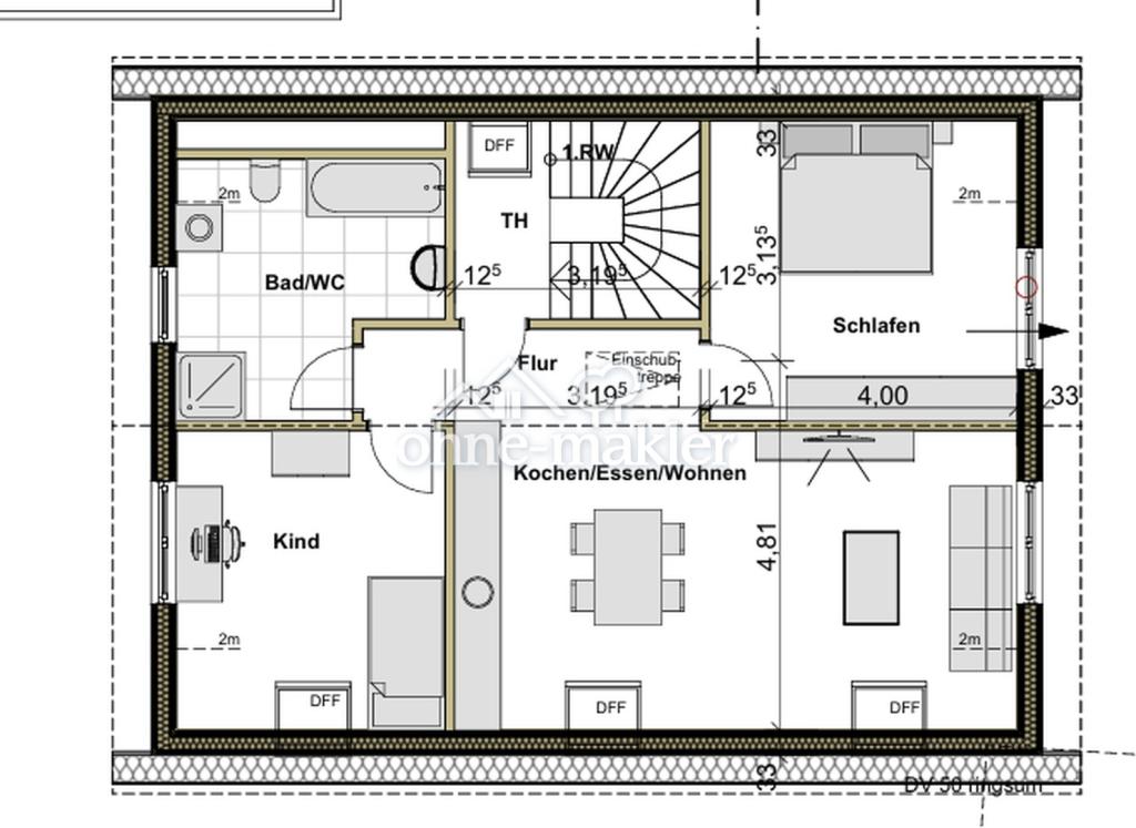Erstbezug: Helle 2‑Zi‑DG‑Wohnung mit Carport und E‑Ladestation - Foto 3