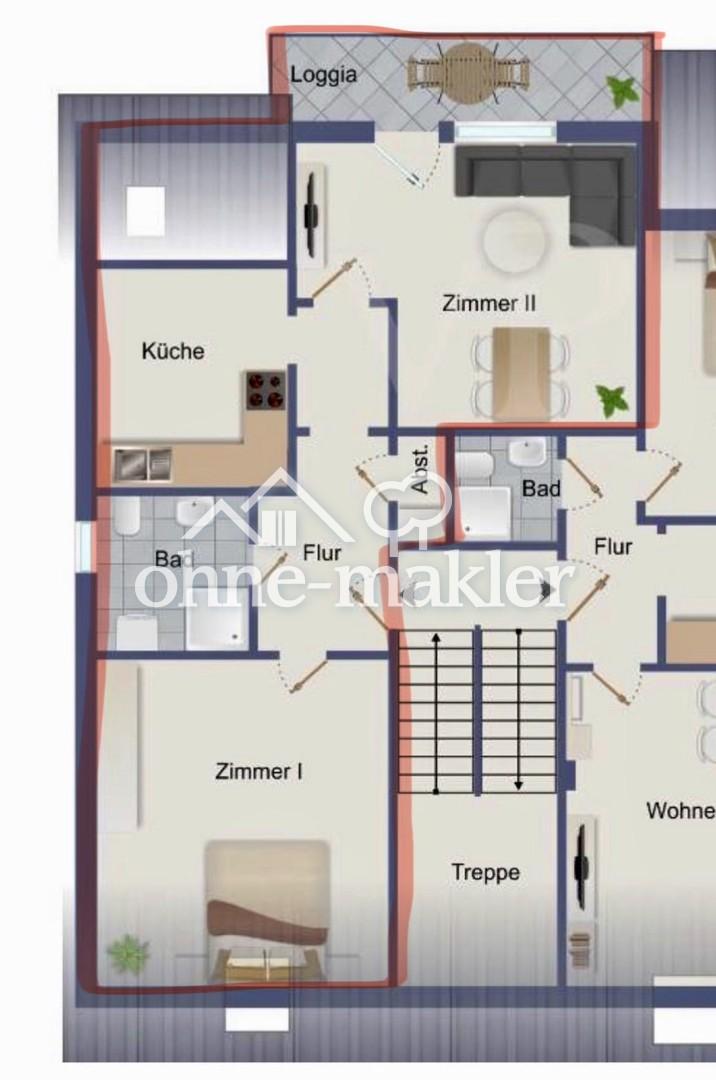 Moderne 2-Zimmer-Wohnung mit Loggia in beliebter Lage von Hannover-Linden - Photo 2