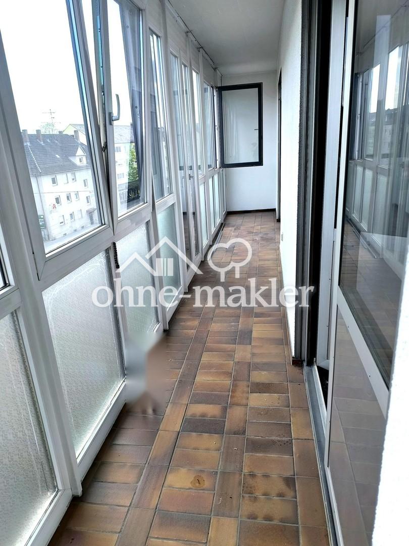 Helle 3-Zimmer-Wohnung 106 m² | Verglaster Balkon| EBK - Foto 2