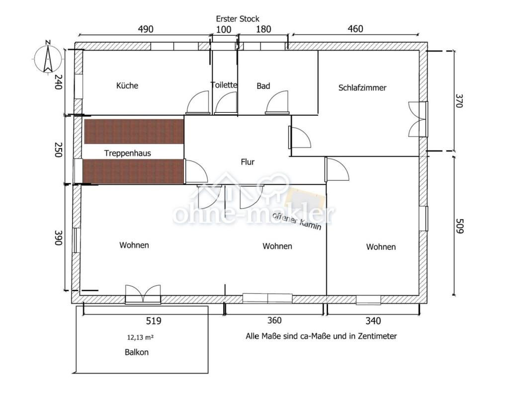 Erstbezug nach Kernsanierung: Wunderschöne 3,5-Zi-Wohnung mit Einbauküche, Kamin und mehr... - Photo 5