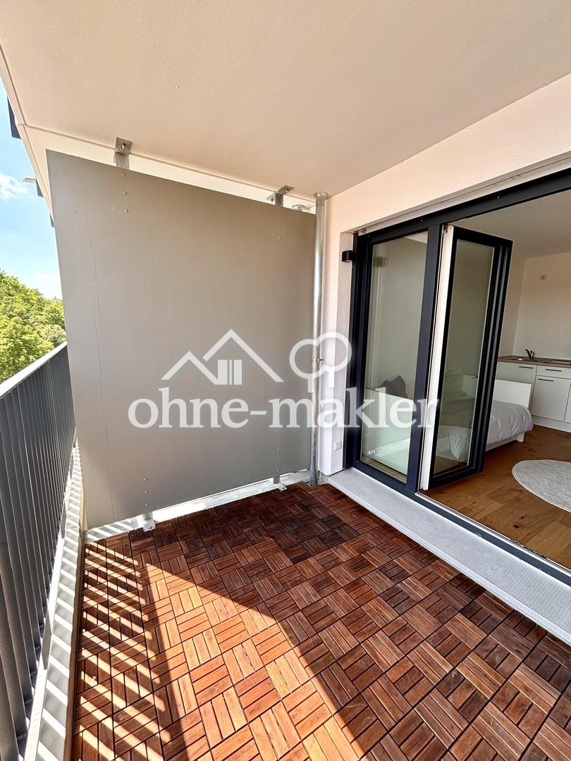 Erstbezug! Möbliertes Studentenapartment mit Balkon und EBK direkt an der Uni - Photo 5