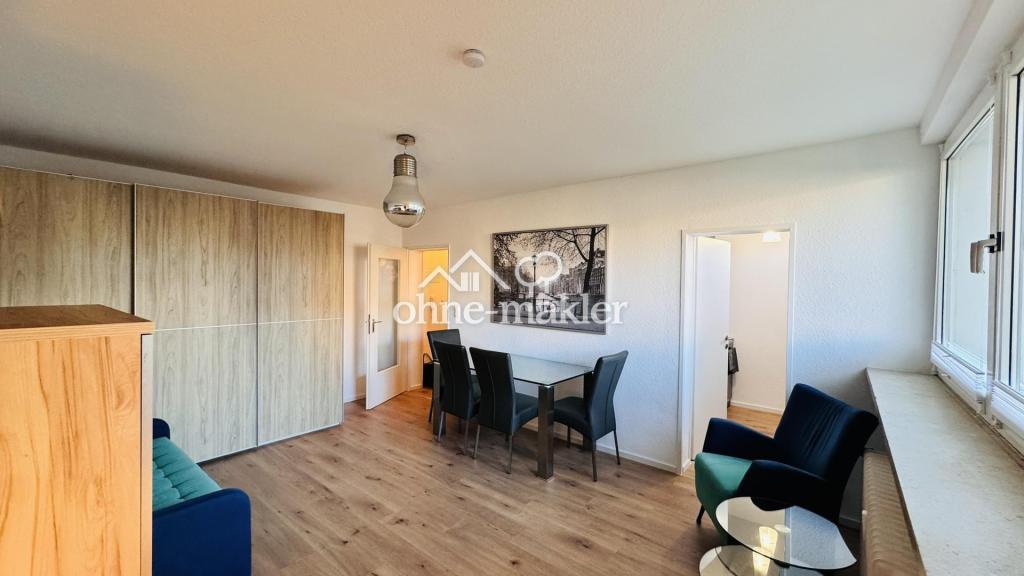 Möblierte 1-Zimmer-Wohnung mit Einbauküche in Frankfurt-Nied - Photo 4
