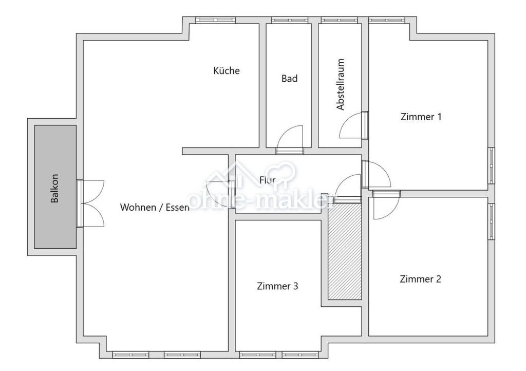 Moderne Dachgeschosswohnung mit Kellerraum- kernsaniert - Foto 1