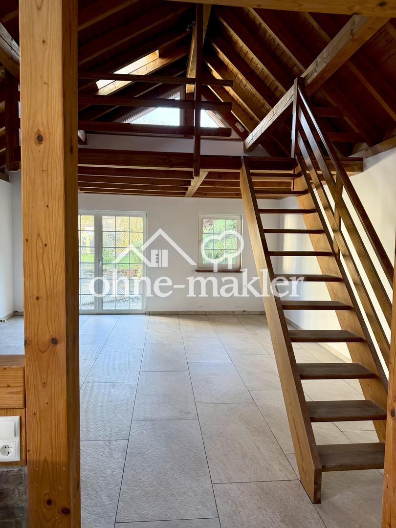 98qm Loft Wohnung Flamersheim mit Sonnenterrasse, Küche, Kamin, Galerie Erstbezug - Photo 3