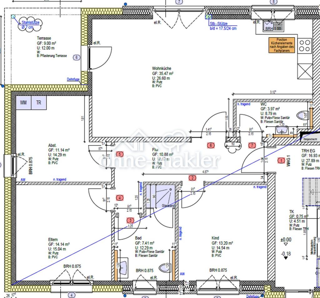 Moderne Wohnung mit Garten in zentraler Lage von Papenburg - Foto 4