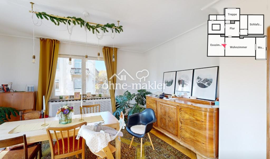 gehobene 3 Zimmerwohnung in der Friedenstrasse von privat - Photo 3