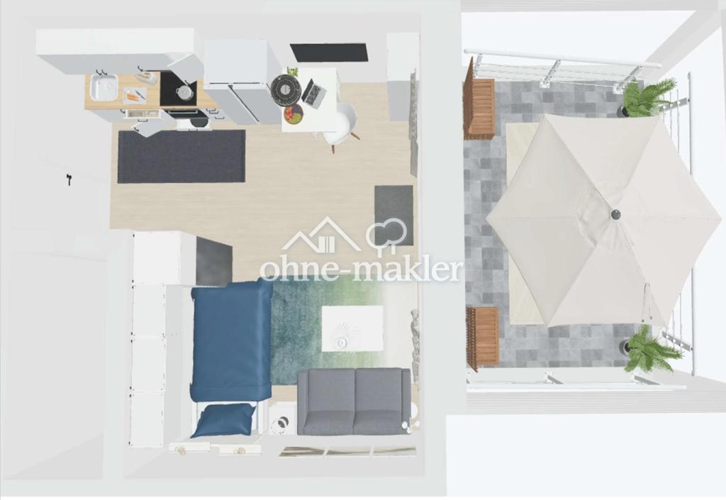 Möbliertes Appartement mit Balkon im Zulauf – alles inklusive - Photo 4