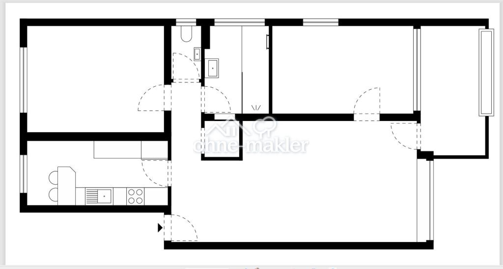 Moderne, helle 3 Zi-Whg Wohnung mit hochwertiger Einbauküche und großem Balkon in Esslingen - Foto 5