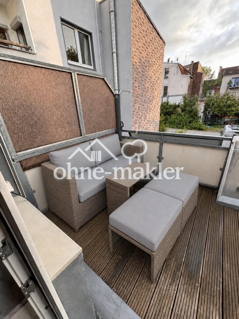 Komfortable 3-Zimmerwohnung mit Balkon und vollständiger Möblierung in Mülheim-Broich - Photo 5