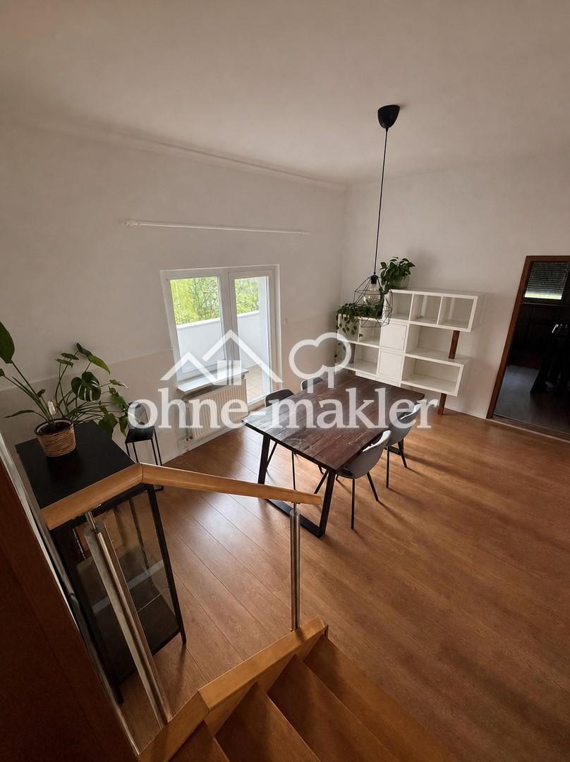 Komfortable 3-Zimmerwohnung mit Balkon und vollständiger Möblierung in Mülheim-Broich - Photo 1