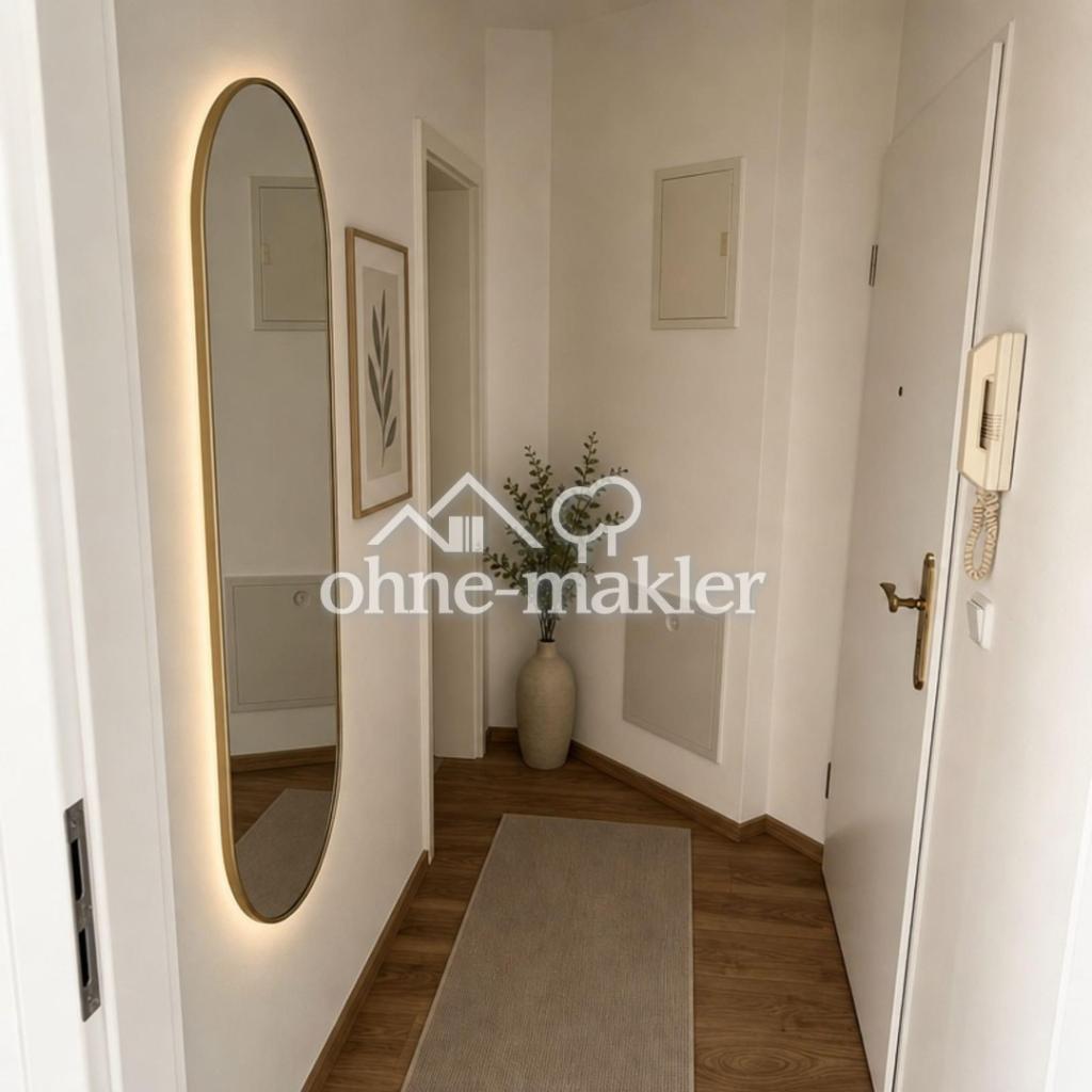 Sonnige 1-Zimmer-Wohnung in Diedorf mit Süd-Balkon und Einbauküche - perfekt für Singles oder Büro - Foto 3