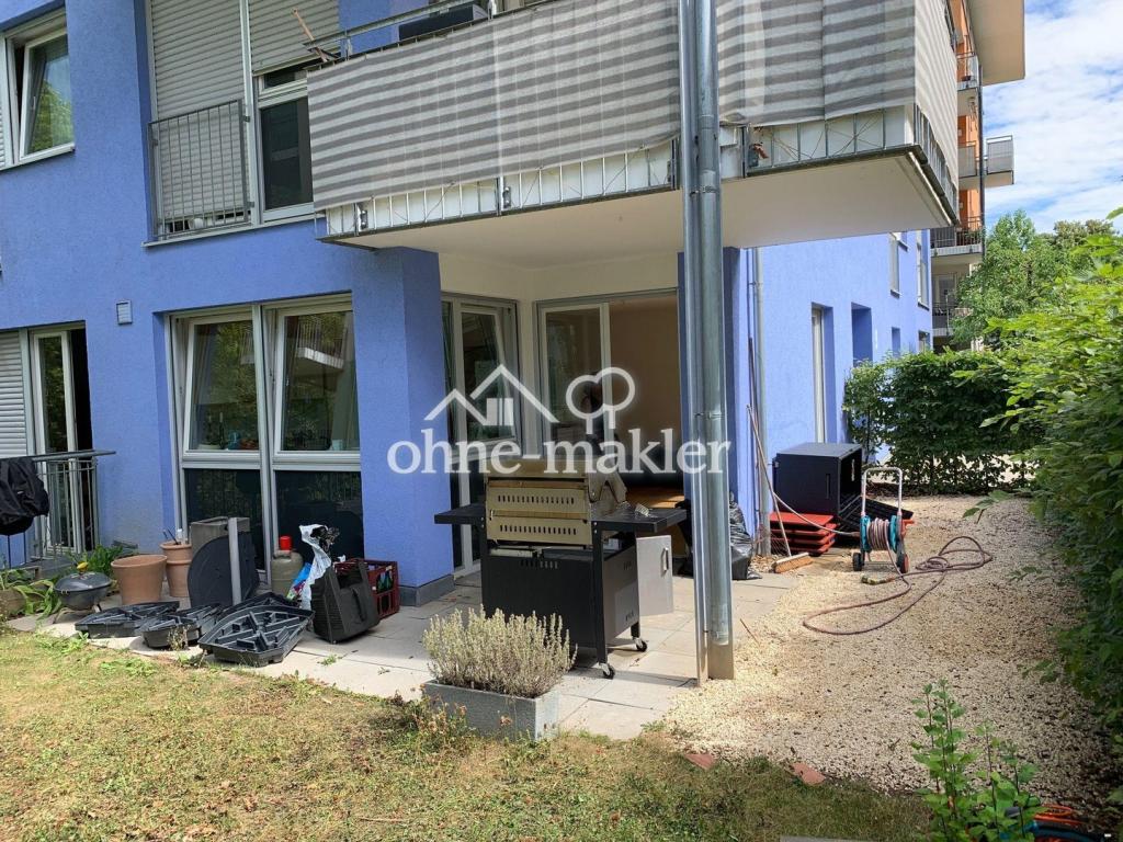 Sehr helle 2 Zi-Whg Wohnung mit Einbauküche,TG, Terrasse und Garten in Heilbronn - Foto 3